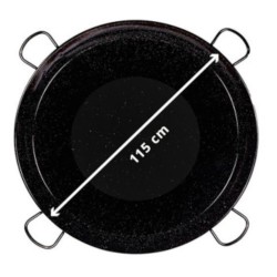 Venta de paellera gigante de 115 cm esmaltada de Flames