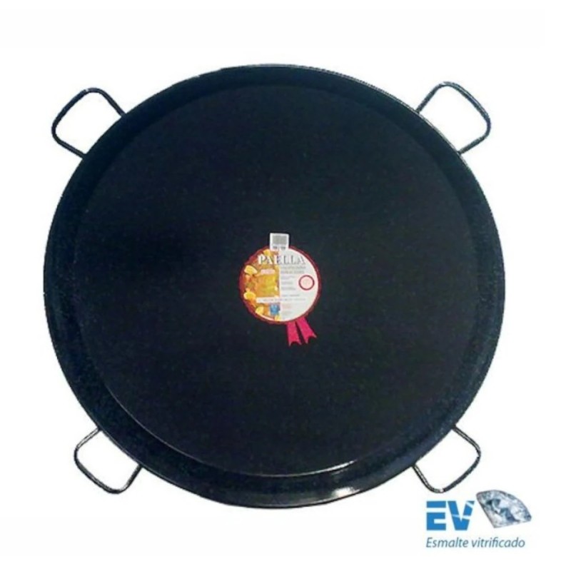 Plat à paella géant émaillé