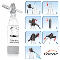 Syfon CO2 do napojów gazowanych marki Lacor