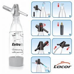Botella sifón CO2 de Lacor