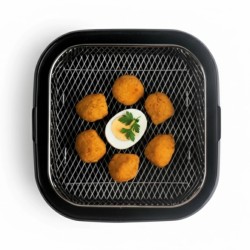 Cestillo cuadrado acero inoxidable para airfryer Ibili | Hiperchef