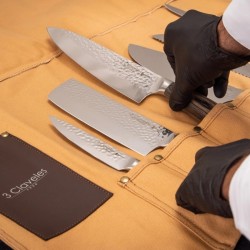 Comparar estuche maletín profesional porta cuchillos de 3 claveles