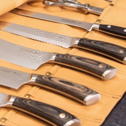 Comparar estuche maletín profesional porta cuchillos de 3 claveles