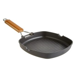 Grill rainuré Ecostone en fonte d'aluminium de Wecook