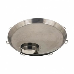 Paellera gigante acero inoxidable para grandes eventos