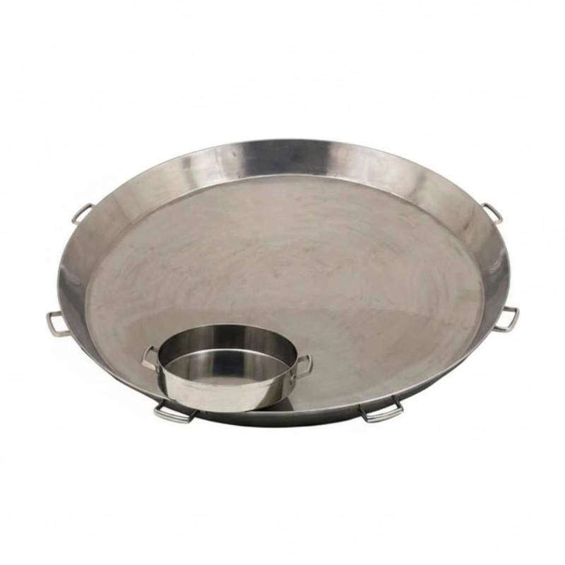 Paellera gigante acero inoxidable para grandes eventos