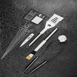 Walizka do grilla BBQ 5 elementów ze stali nierdzewnej marki Lacor