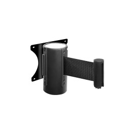 Divisorio a parete con nastro retrattile Black Lacor