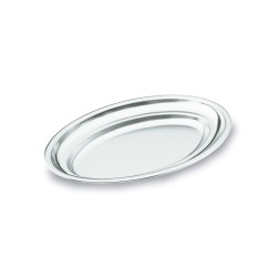 Fuente Oval Pulido Satinado de Inox 18/10 | Hiperchef