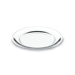 Piatto da portata rotondo in acciaio inox Lacor