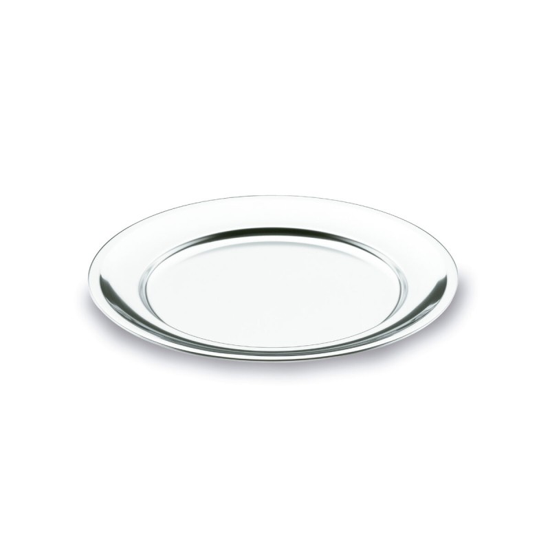 Piatto da portata rotondo in acciaio inox Lacor
