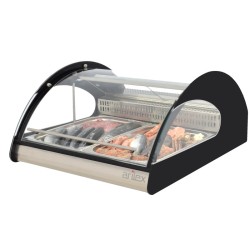 Refrigerated fish display cabinet 2 GN 1/1 Panoramic Arilex