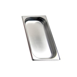 Bacinella GN1/3 40 mm acciaio inox per vetrine GN-IN Arilex