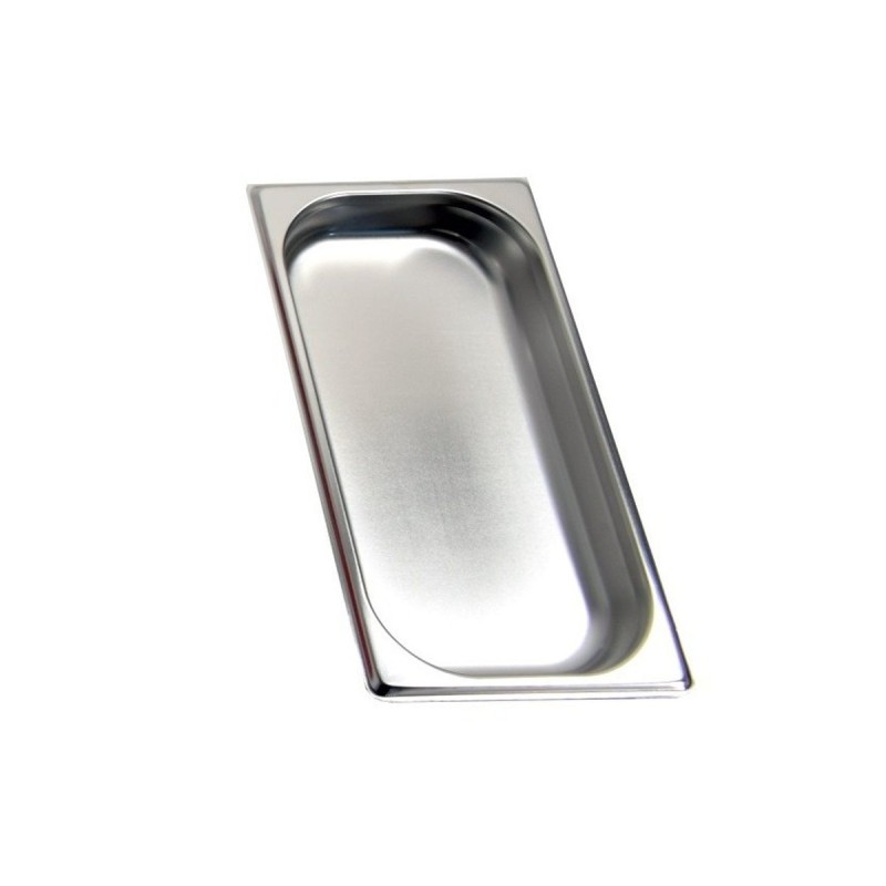Bacinella GN1/3 40 mm acciaio inox per vetrine GN-IN Arilex