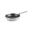 Frigideira hÃ­brida 5PLY Hybrid Pro em inox e cerÃ¢mica sem PFAS da Ibili