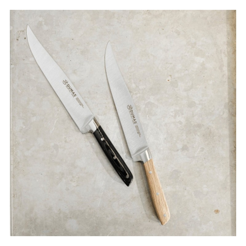 Gesmeed trancheermes met yataganlemmet 20 cm Signature van 32 Dumas