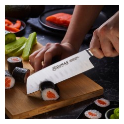 Cuchillo mini-santoku forjado alveolado 13 cm Signature 32 Dumas
