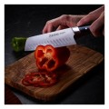 Cuchillo santoku forjado alveolado 18 cm Signature 32 Dumas