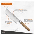 32 Dumas Signature Nakiri-Messer für Gemüse geschmiedet 16 cm
