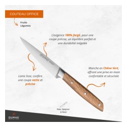Cuchillo de office mondador forjado al nitrógeno 10 cm Signature 32 Dumas