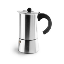 Cafetera italiana express InduBasic de acero inox para inducción Ibili