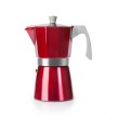 Cafetera italiana express Evva Red de aluminio para induccion Ibili