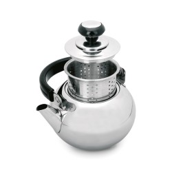 Cafetera pava con filtro de acero inoxidable Prisma para inducción Ibili