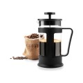 Cafetera de émbolo de vidrio borosilicato con soporte Ibili