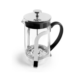 Cafetera de émbolo de vidrio borosilicato y acero inoxidable Ibili