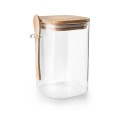 Tarro de café o azúcar de borosilicato con cucharilla Ibili
