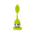 Infusor para té Green de acero inoxidable con bandeja Ibili