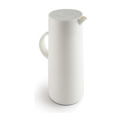Jarra termo Cream con interior de vidrio doble pared Ibili