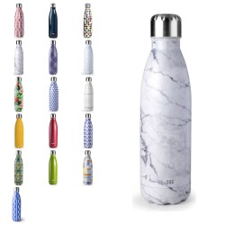Botella Termo Doble Pared de Acero Inoxidable 500 ml Ibili