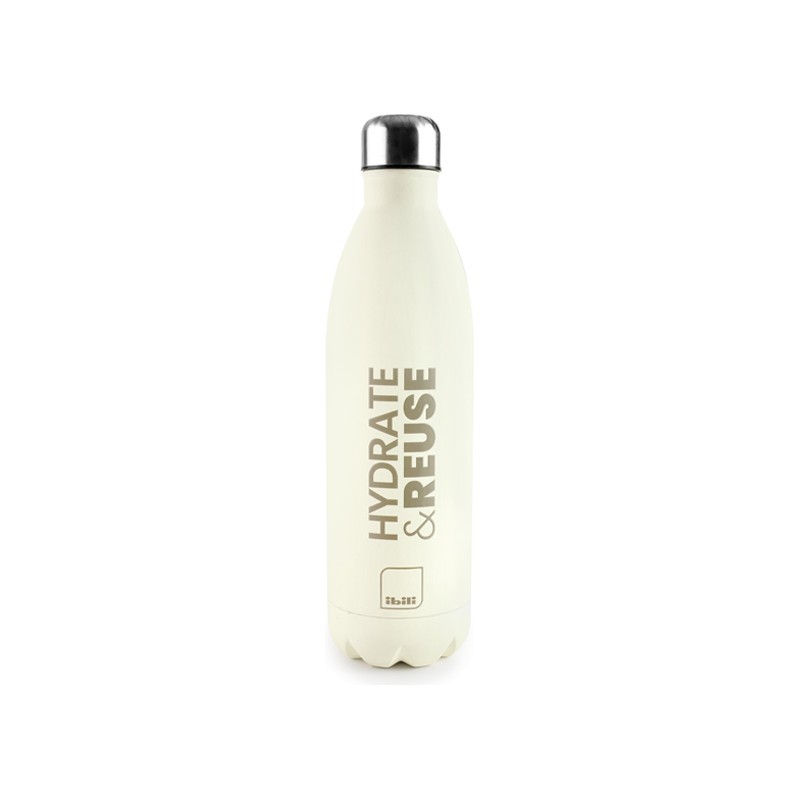 Botella Termo Classic Hydrate & Reuse 1000 ml Doble Pared Ibili