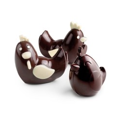 Set 3 Moldes Pascua Gallina de Ibili