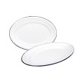 Bandeja Ovalada Vintage Blanca Ibili