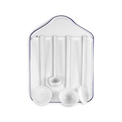 Colgador de Utensilios Vintage Blanca Ibili