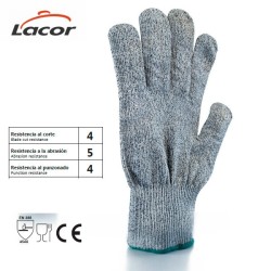 Luvas anticorte em tecido da Lacor
