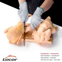 Luvas anticorte em tecido da Lacor