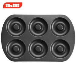 Ibili 6-cavity doughnut and Berliner baking tin