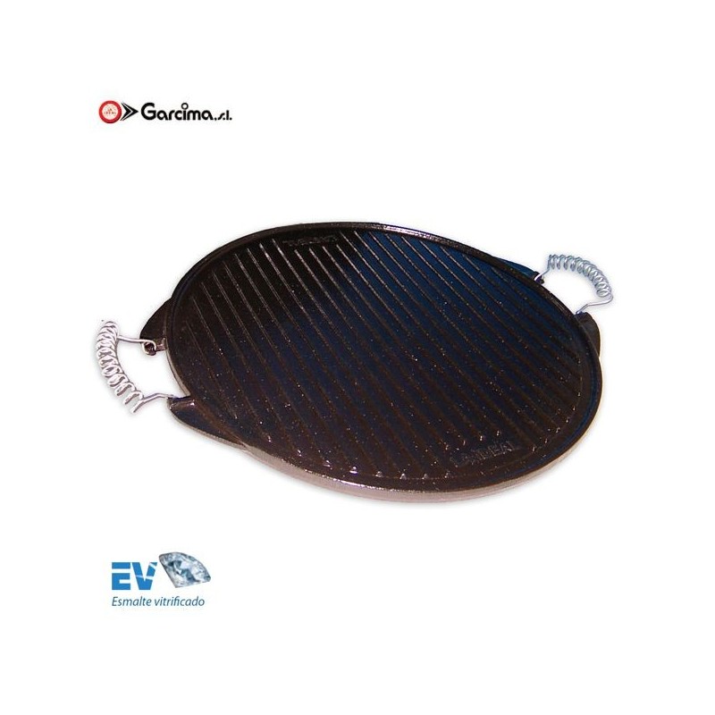 Grillplatte aus emailliertem Gusseisen von Garcima