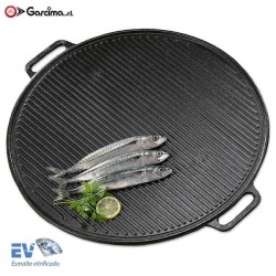 Piastra grill in ghisa smaltata Garcima