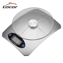 Balance de cuisine avec plateau en verre de Lacor