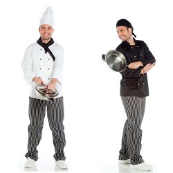 Giacca da cuoco da uomo manica lunga DELUXE