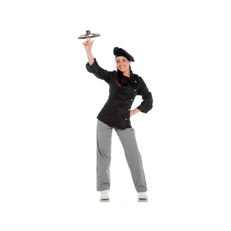 DELUXE women's long-sleeve chef's jacket