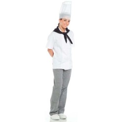 Unisex checked chef trousers