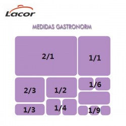 Cubeta Gastronorm de policarbonato Lacor