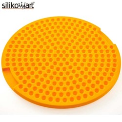 Tapis de cuisson en silicone pour micro-ondes Crispy Mat rond de Silikomart