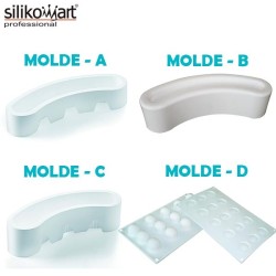 Silikomart Silikonform für Torten und Eis Stella del Circo