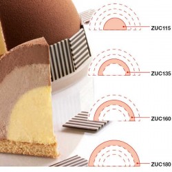 Molde de silicona semiesfera Zuccotto 18 cm - Silikomart Professional